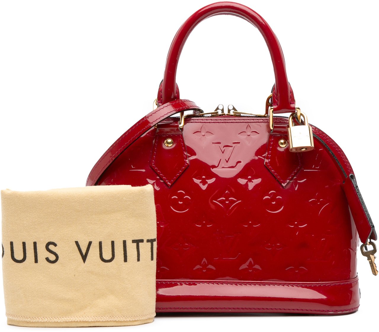 Louis Vuitton Monogram Vernis Alma BB Rood