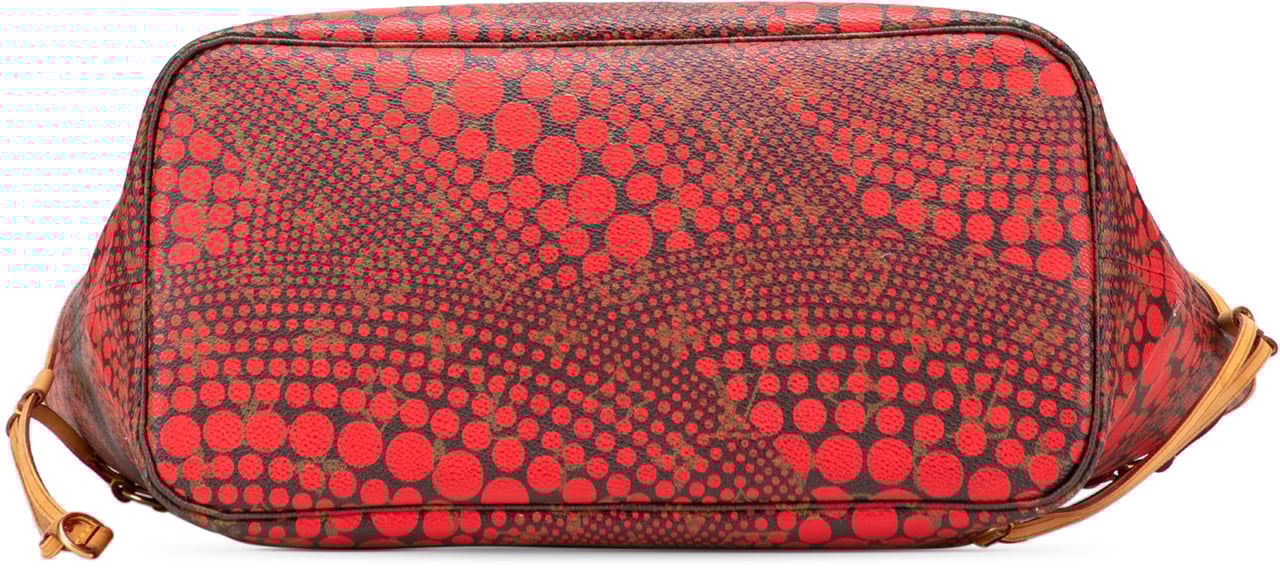 Louis Vuitton Yayoi Kusama Monogram Neverfull MM Rood
