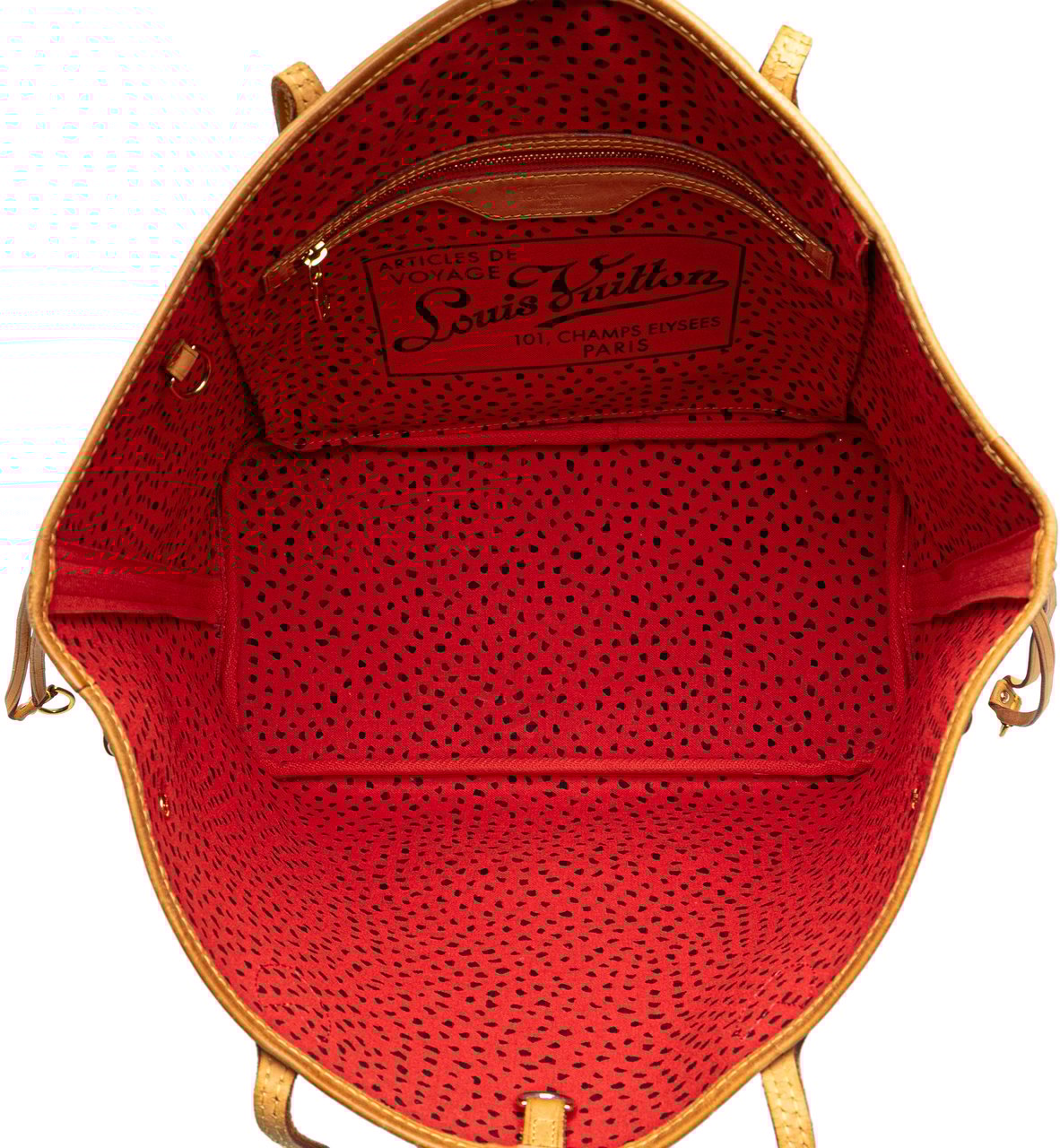 Louis Vuitton Yayoi Kusama Monogram Neverfull MM Rood