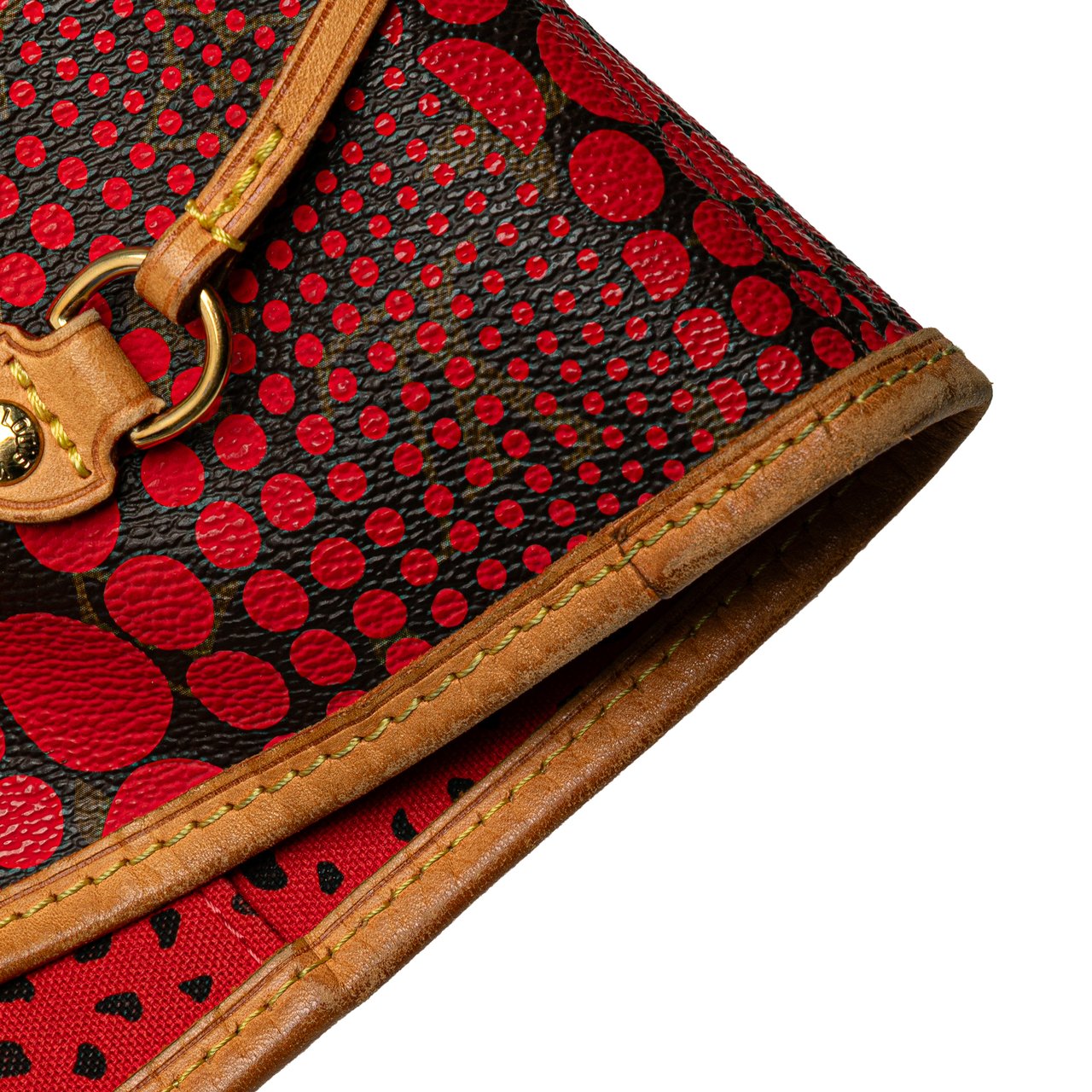Louis Vuitton Yayoi Kusama Monogram Neverfull MM Rood
