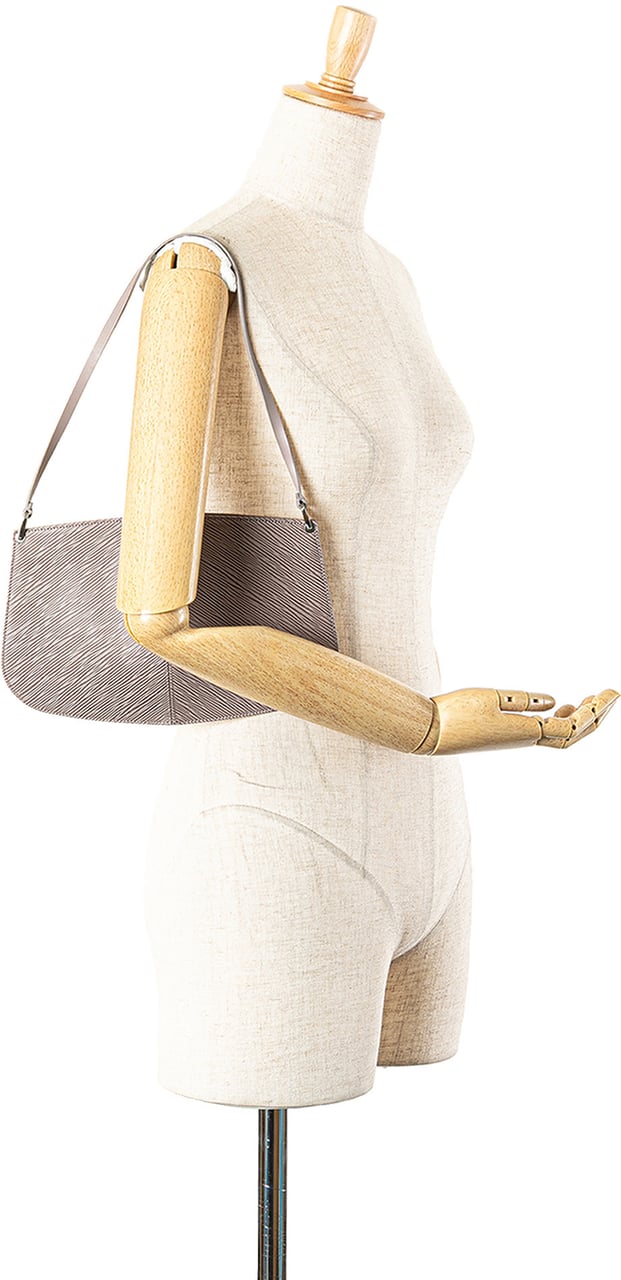 Louis Vuitton Epi Demi Lune Pochette Paars