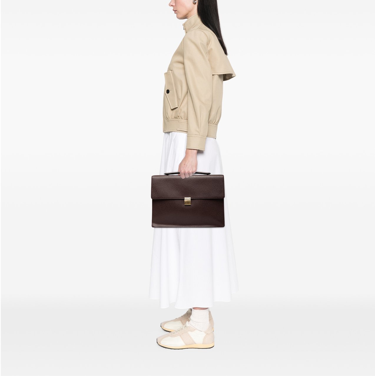 Louis Vuitton Taiga Porte-Documents Angara Bruin