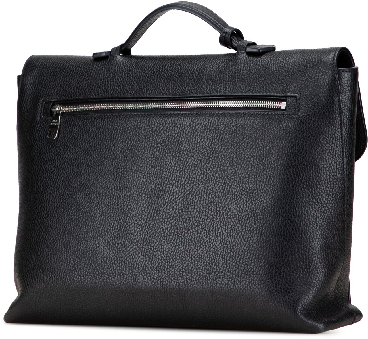 Louis Vuitton Taurillon Serviette Dorian Briefcase Zwart