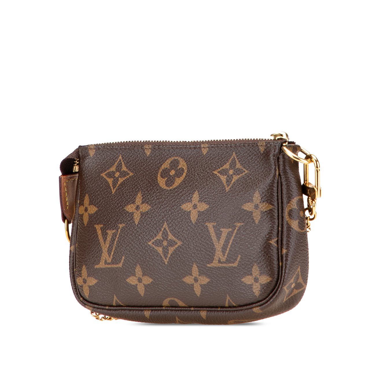 Louis Vuitton Monogram Mini Pochette Accessoires Bruin