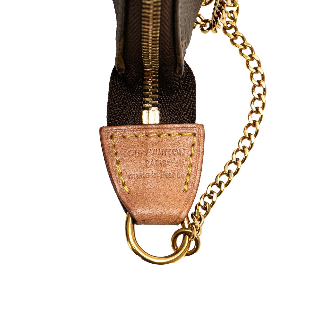 Louis Vuitton Monogram Mini Pochette Accessoires Bruin