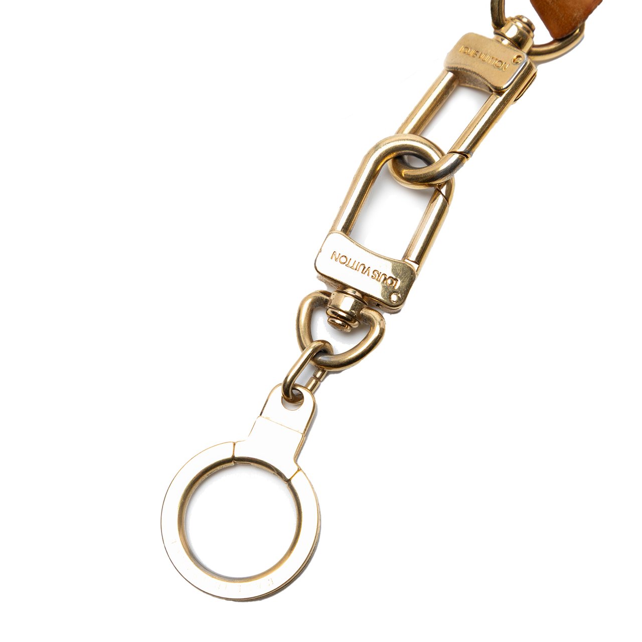 Louis Vuitton Vachetta Leather Strap Bruin