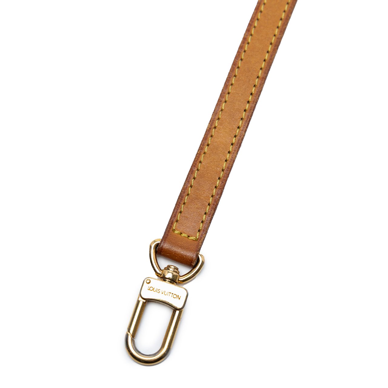 Louis Vuitton Vachetta Leather Strap Bruin