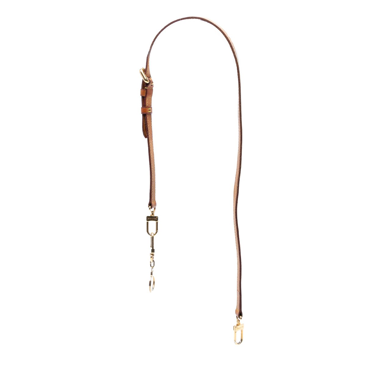 Louis Vuitton Vachetta Leather Strap Bruin