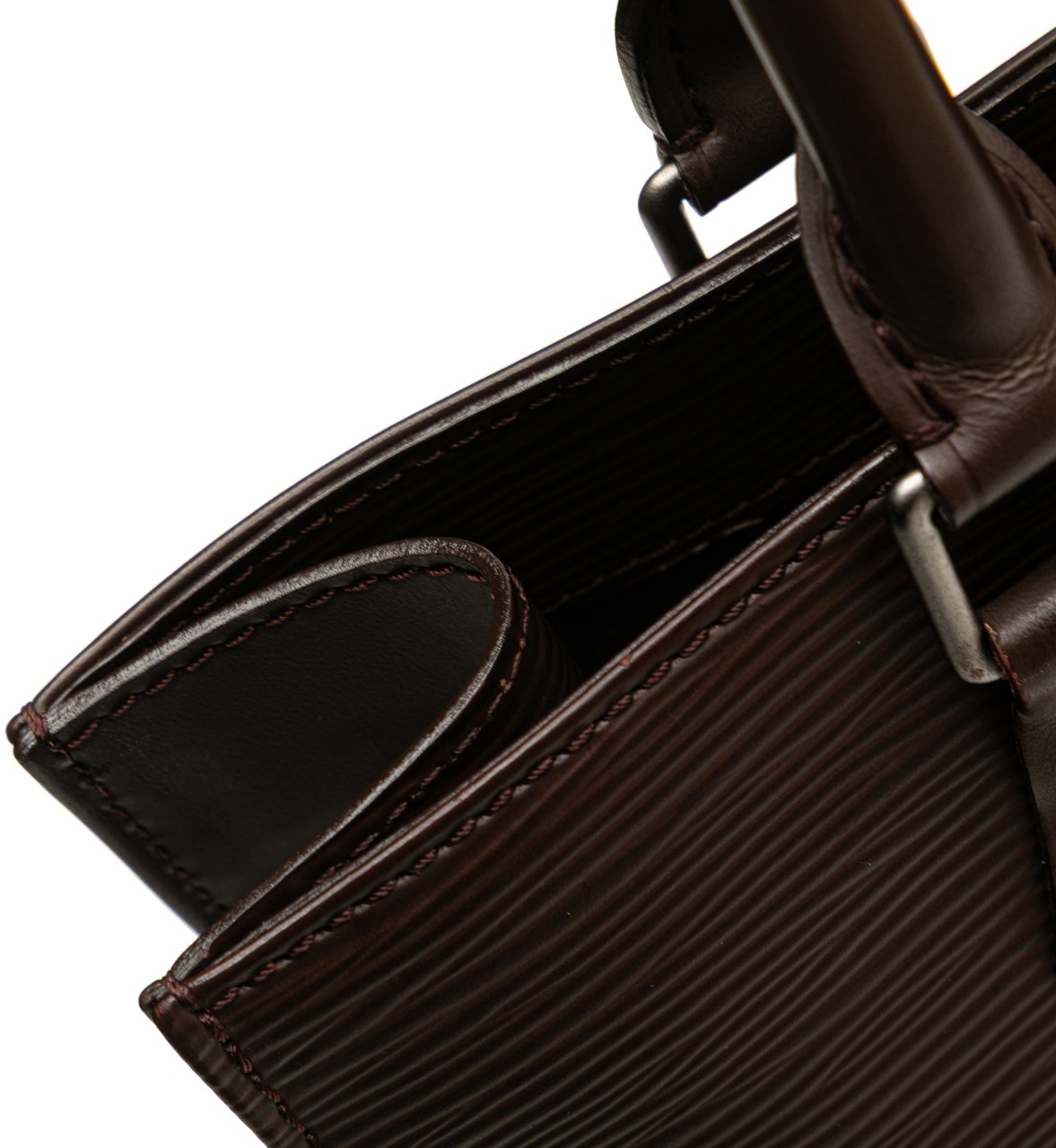 Louis Vuitton Epi Sac Plat PM Bruin