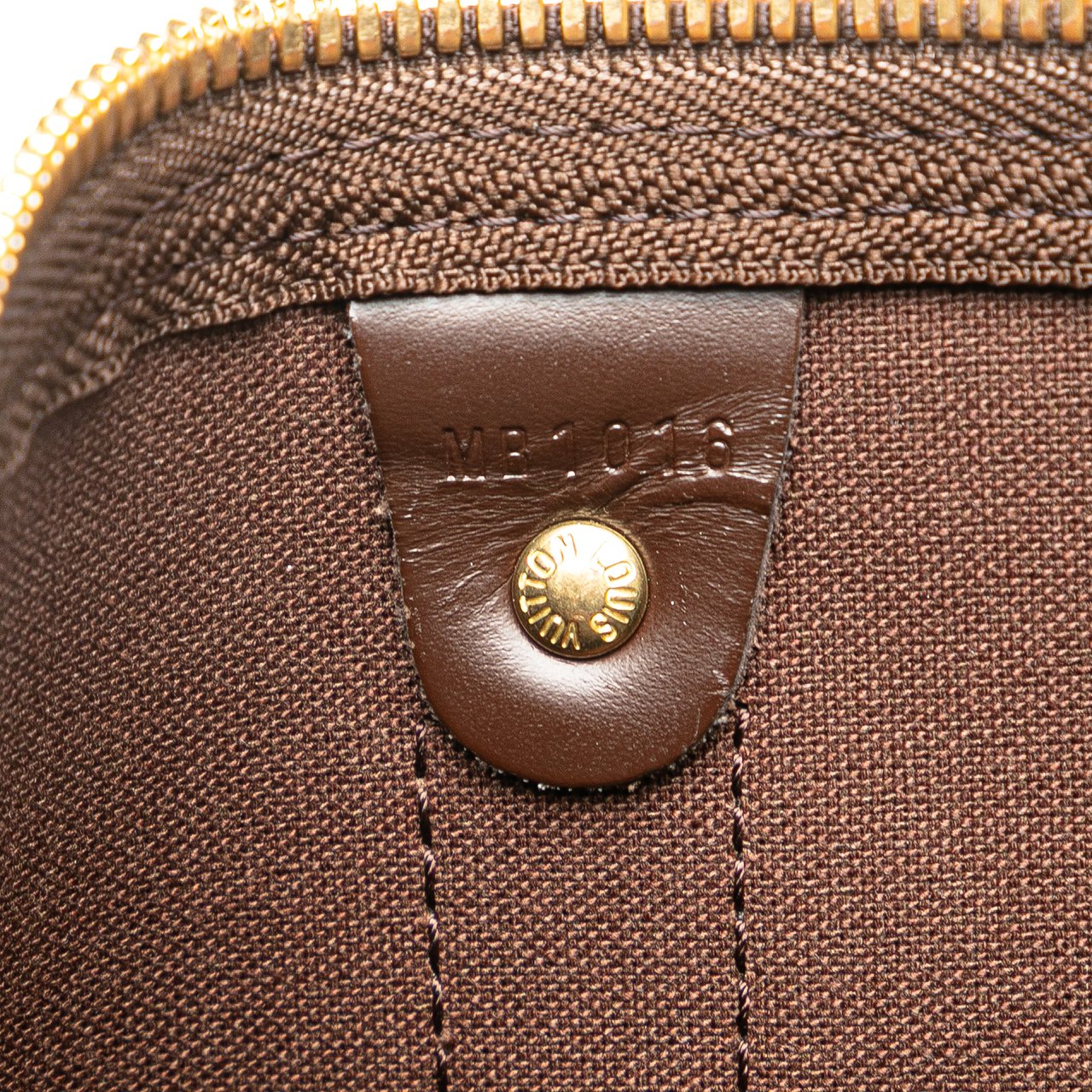 Louis Vuitton Damier Ebene Keepall Bandouliere 55 Bruin