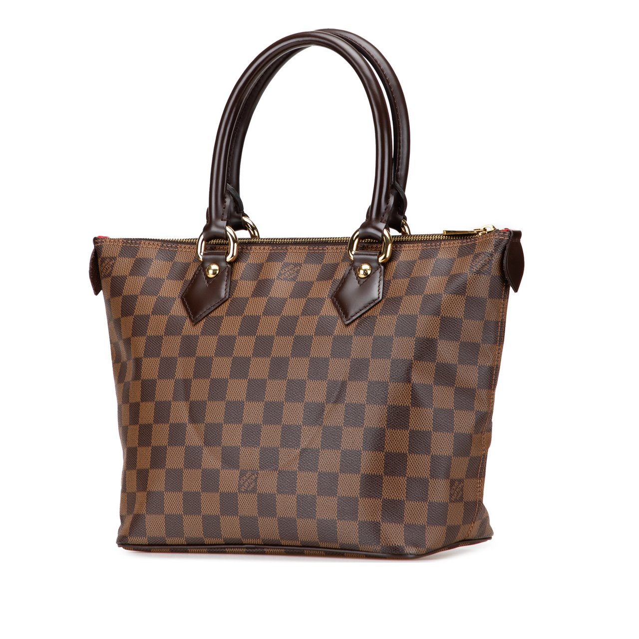 Louis Vuitton Damier Ebene Saleya PM Bruin