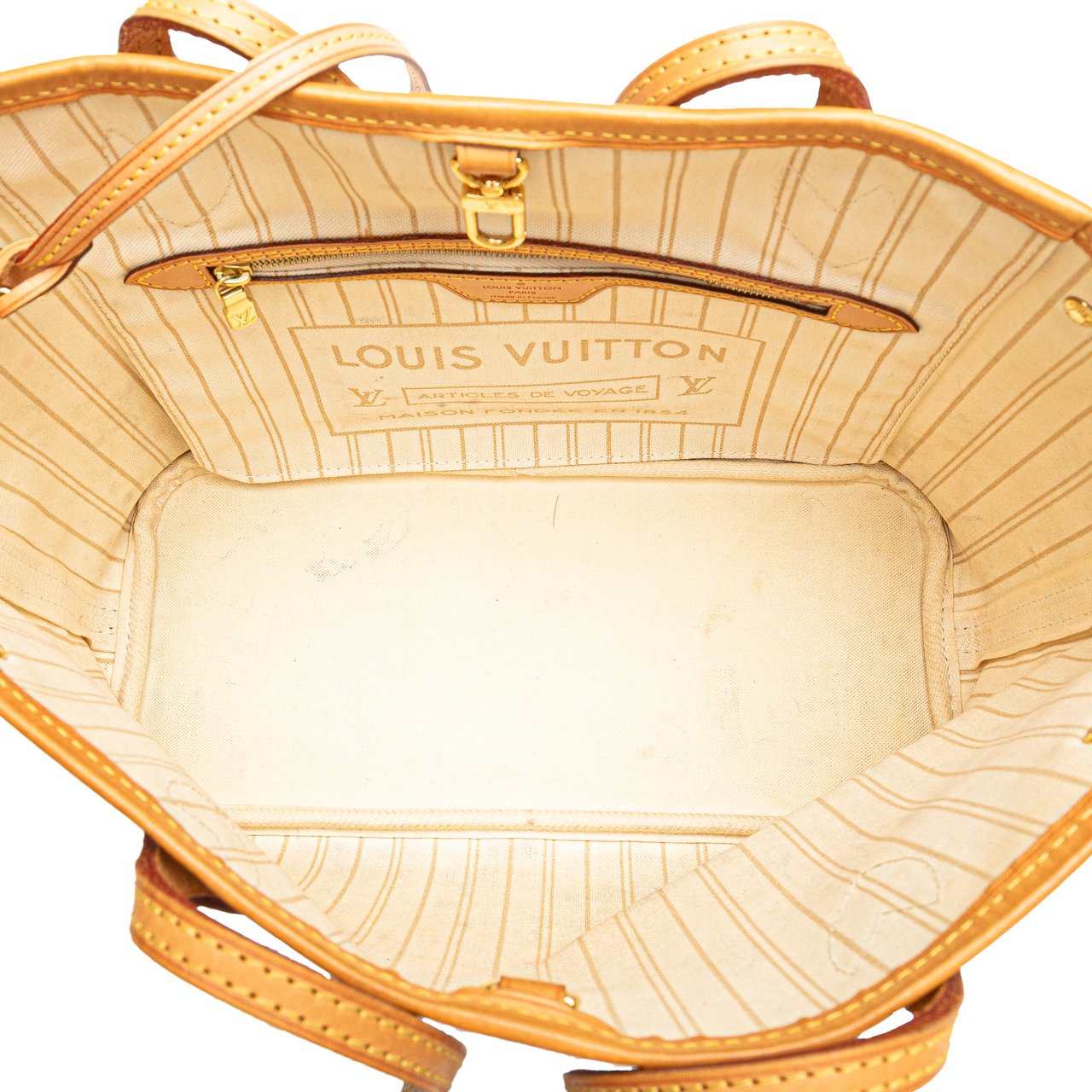 Louis Vuitton Damier Azur Neverfull PM Wit