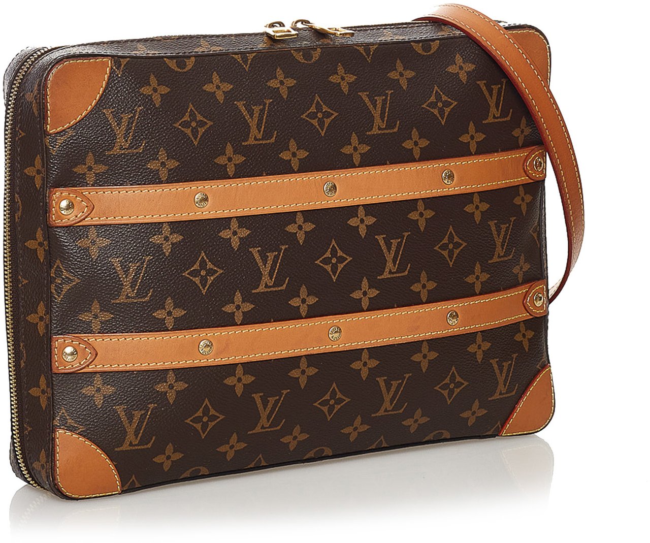 Louis Vuitton Monogram Soft Trunk Messenger Bruin