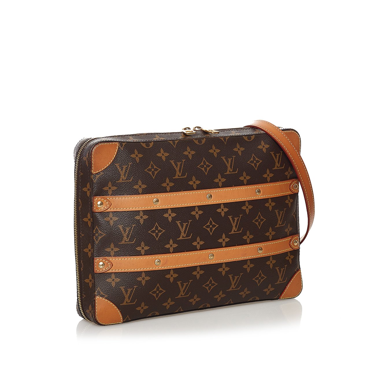 Louis Vuitton Monogram Soft Trunk Messenger MM Bruin