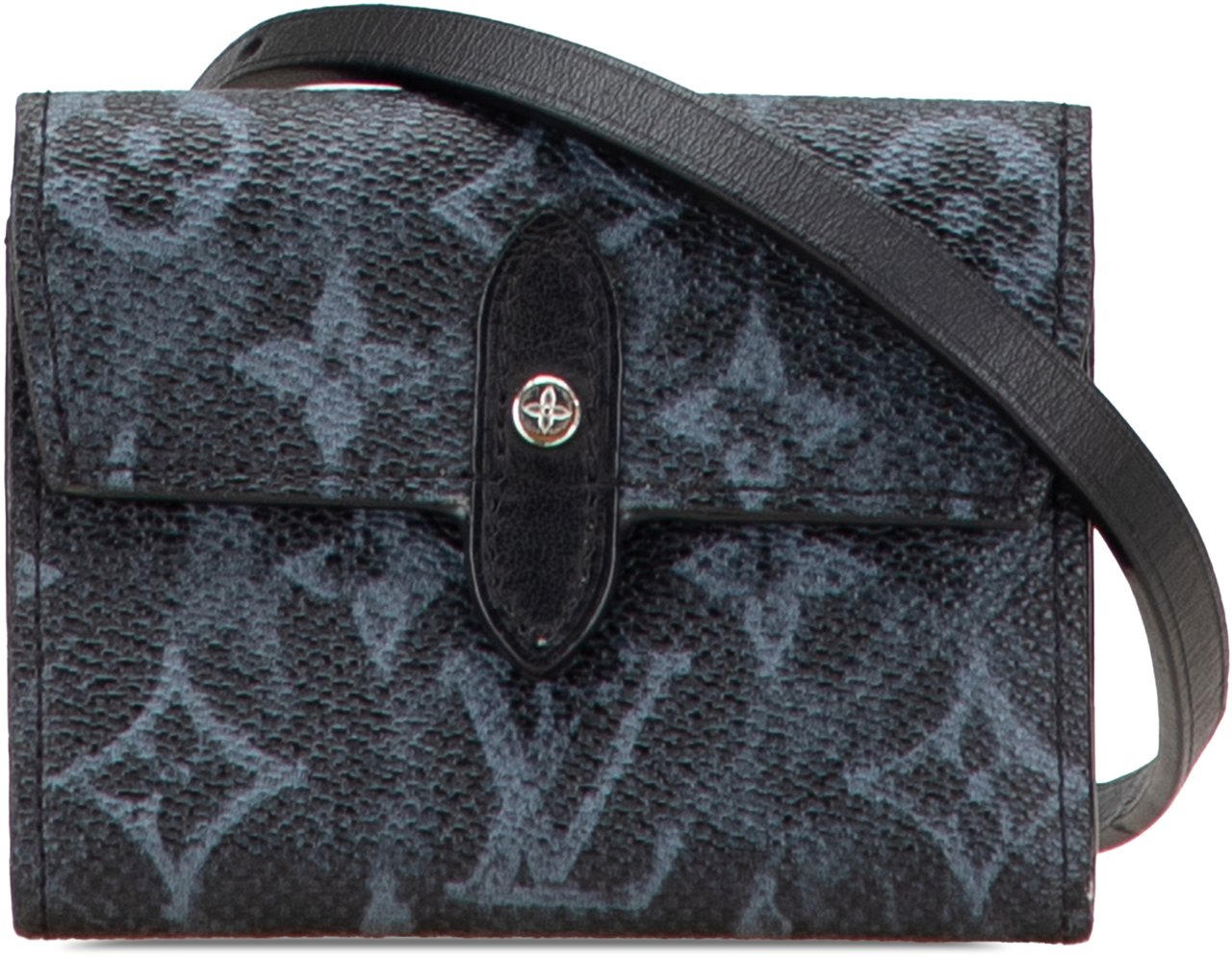 Louis Vuitton Monogram Pastel Cross Card Holder Zwart