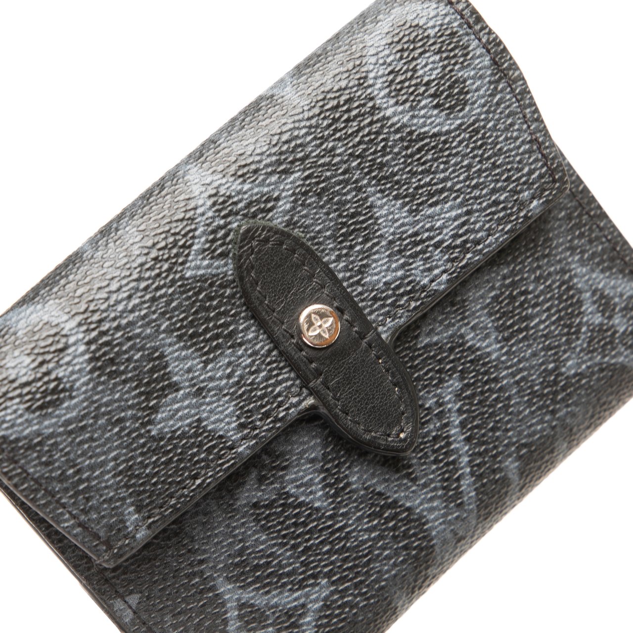 Louis Vuitton Monogram Pastel Cross Card Holder Zwart