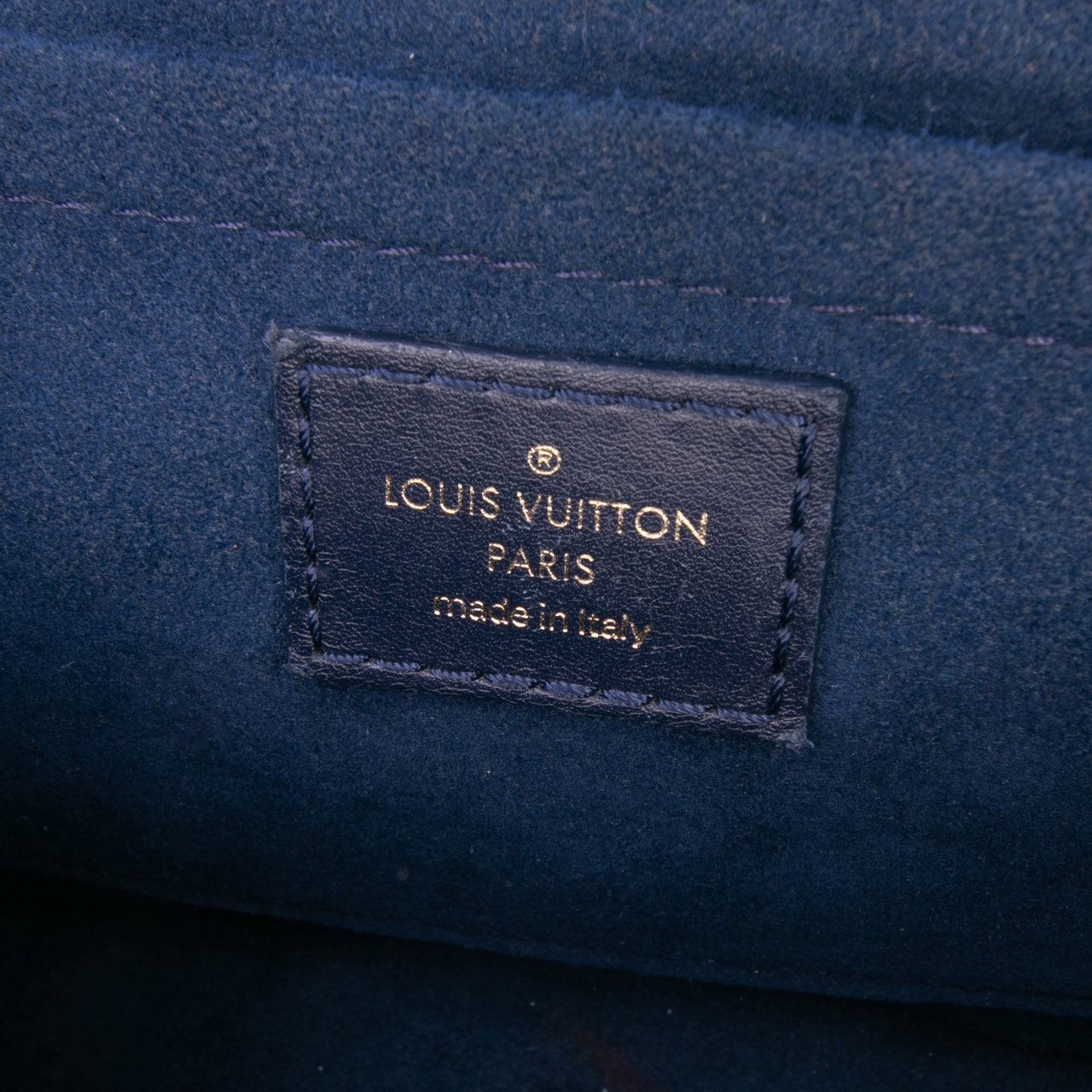 Louis Vuitton Limited Edition Denim Patches New Wave Chain MM Blauw