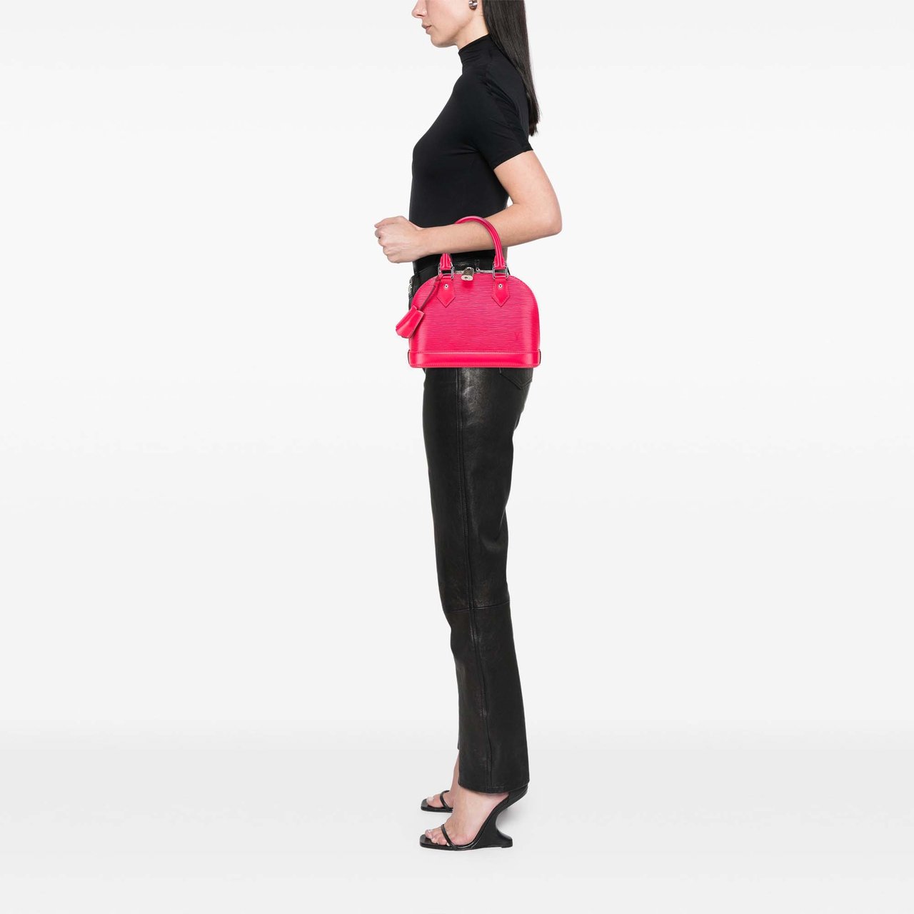 Louis Vuitton Epi Alma BB Roze
