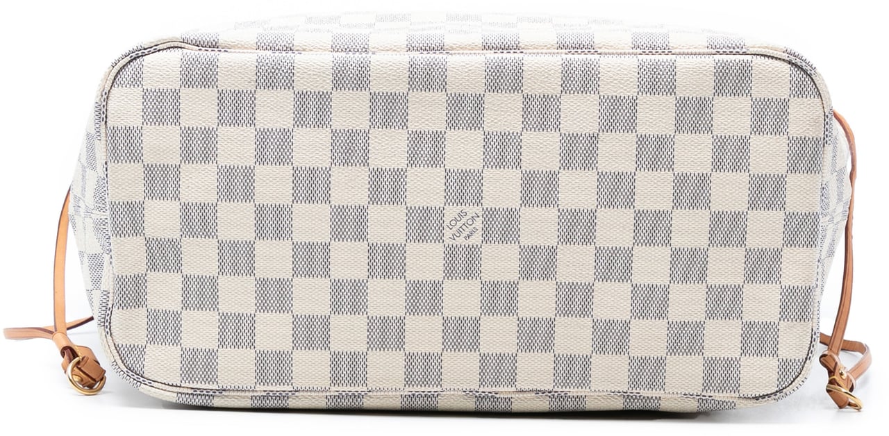 Louis Vuitton Damier Azur Neverfull MM Wit