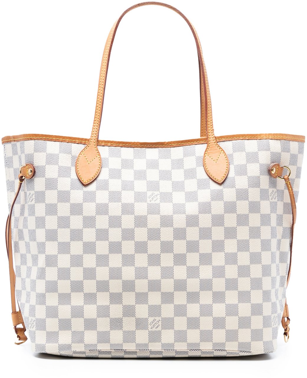 Louis Vuitton Damier Azur Neverfull MM Wit