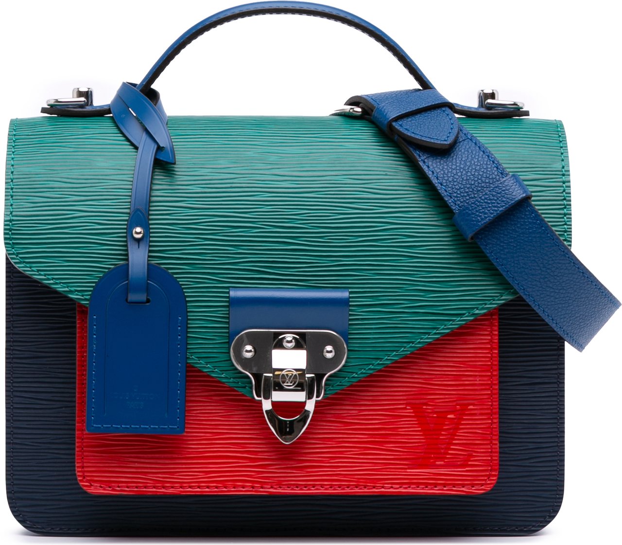 Louis Vuitton Tricolor Epi Neo Monceau Blauw