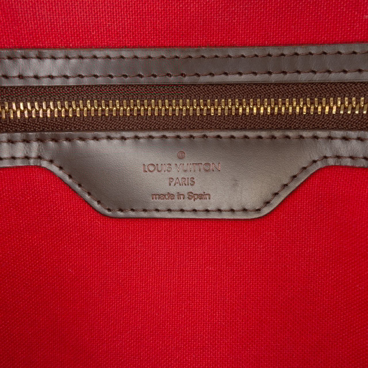 Louis Vuitton Damier Ebene Cabas Rivington Bruin