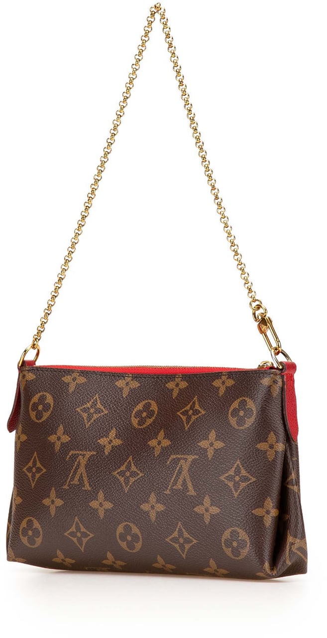 Louis Vuitton Monogram Pallas Clutch Bruin