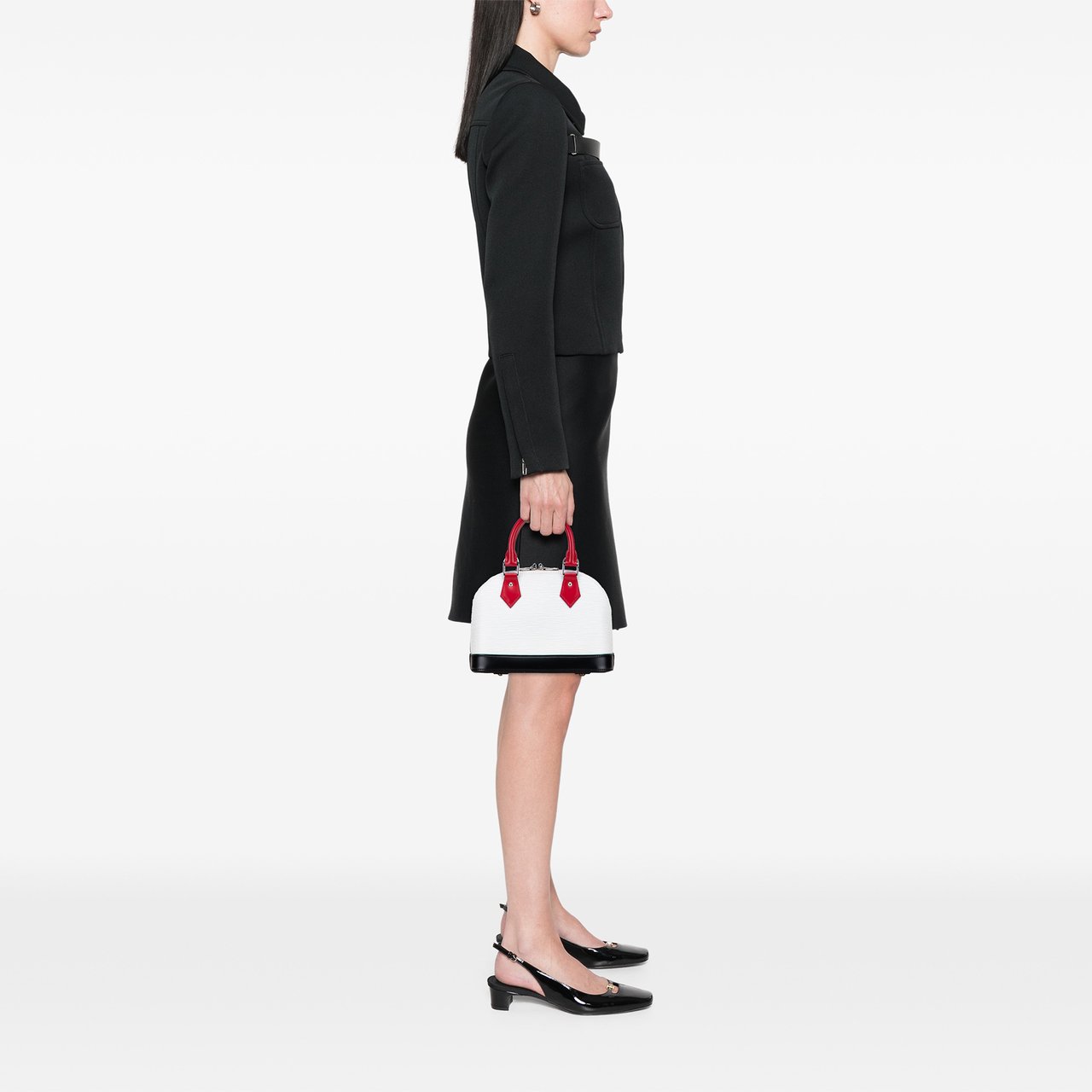 Louis Vuitton Epi Tricolor Alma BB Wit