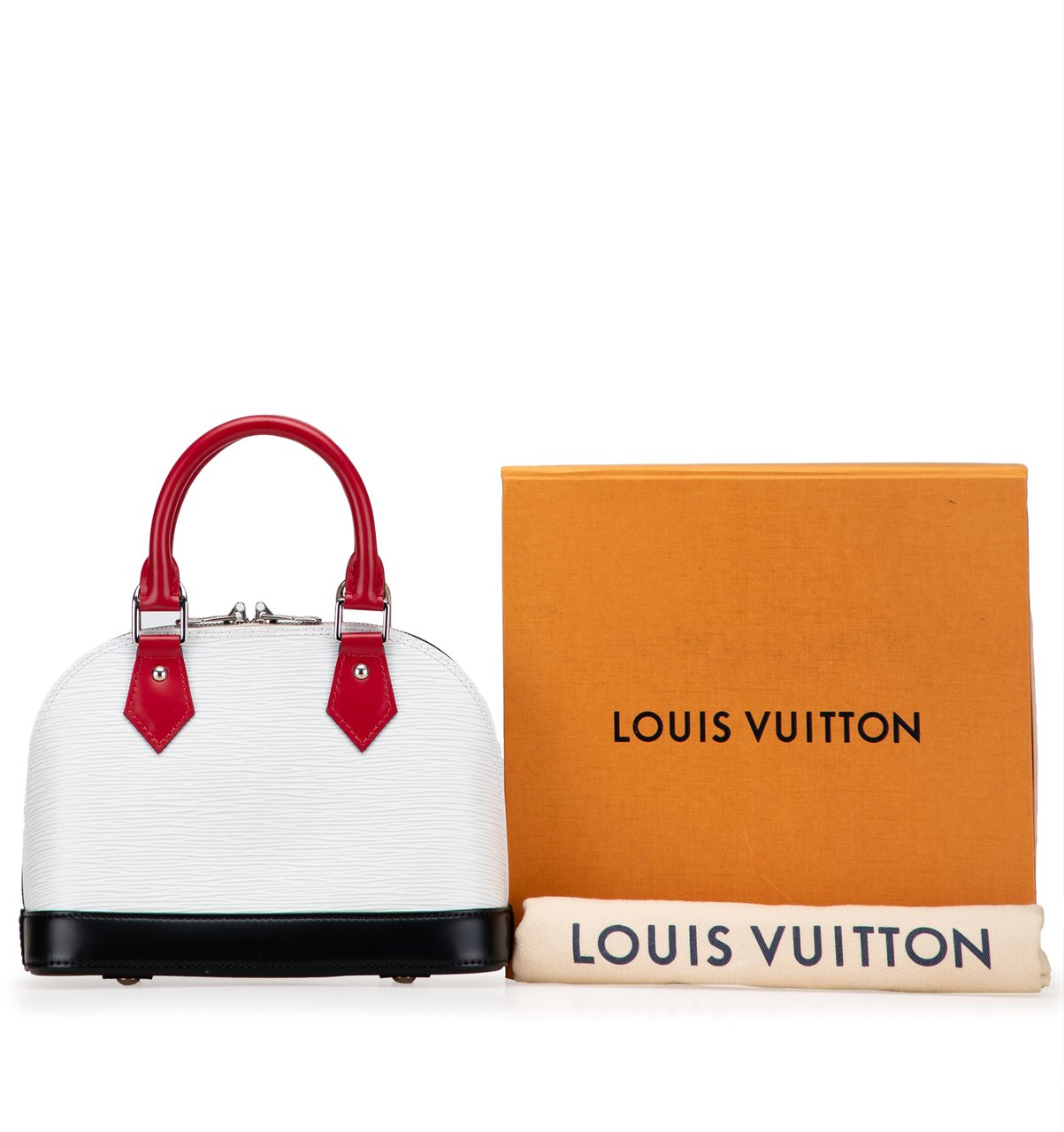 Louis Vuitton Epi Tricolor Alma BB Wit