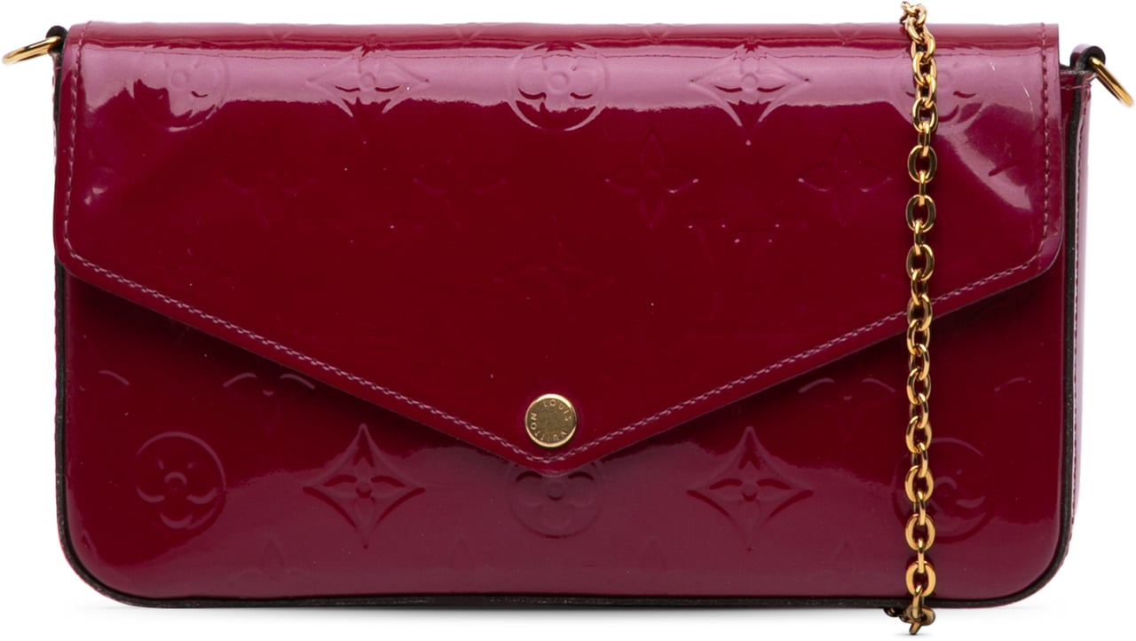 Louis Vuitton Monogram Vernis Pochette Felicie Roze