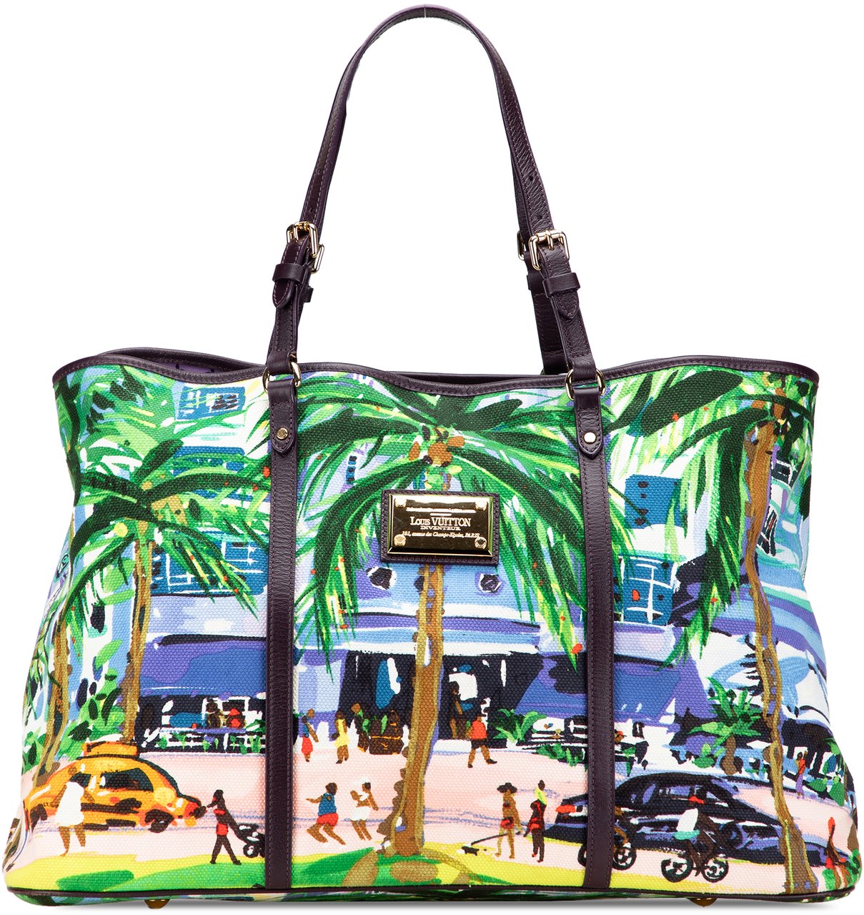 Louis Vuitton Ailleurs Cabas Promenade GM Blauw