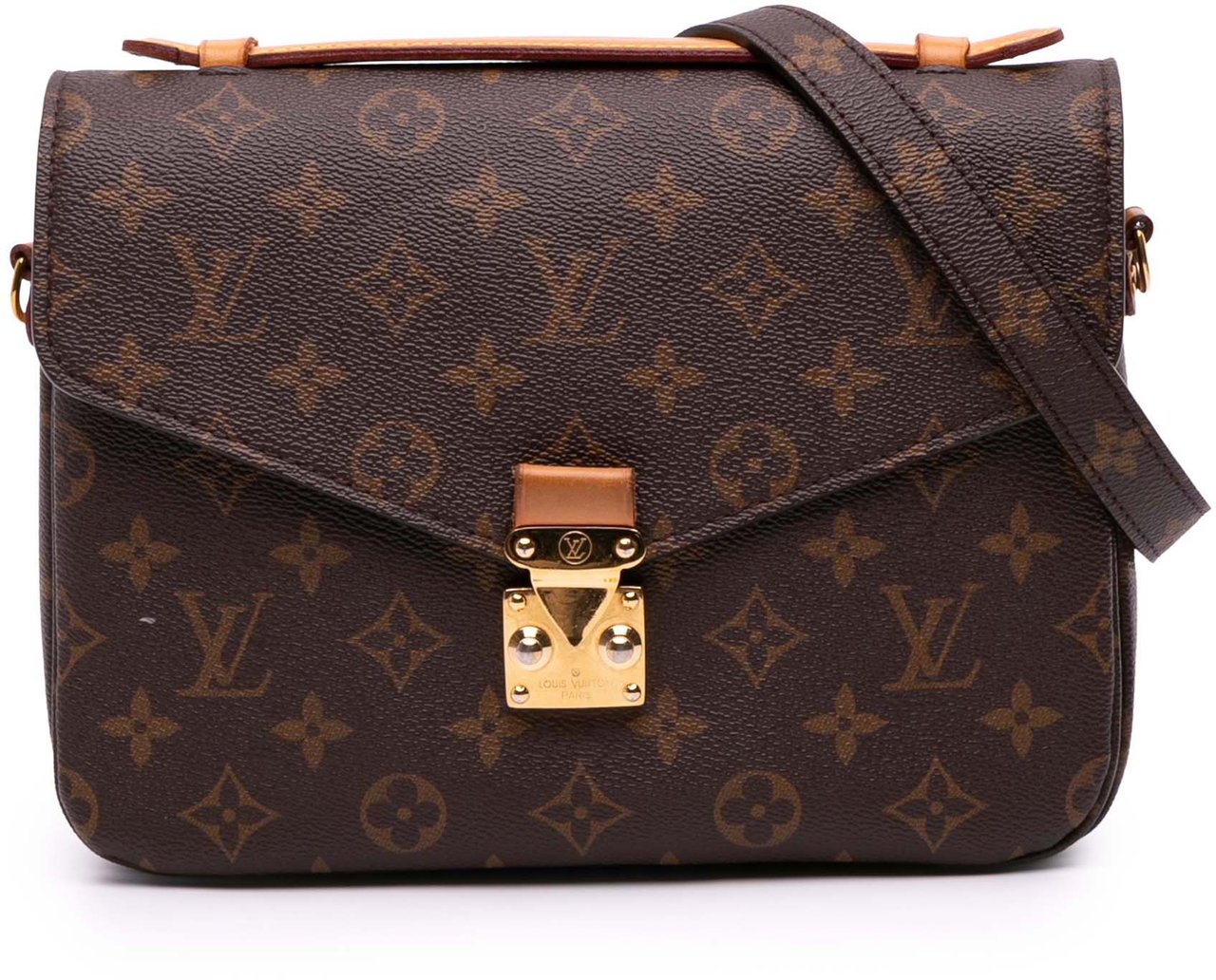 Louis Vuitton Monogram Pochette Metis Bruin