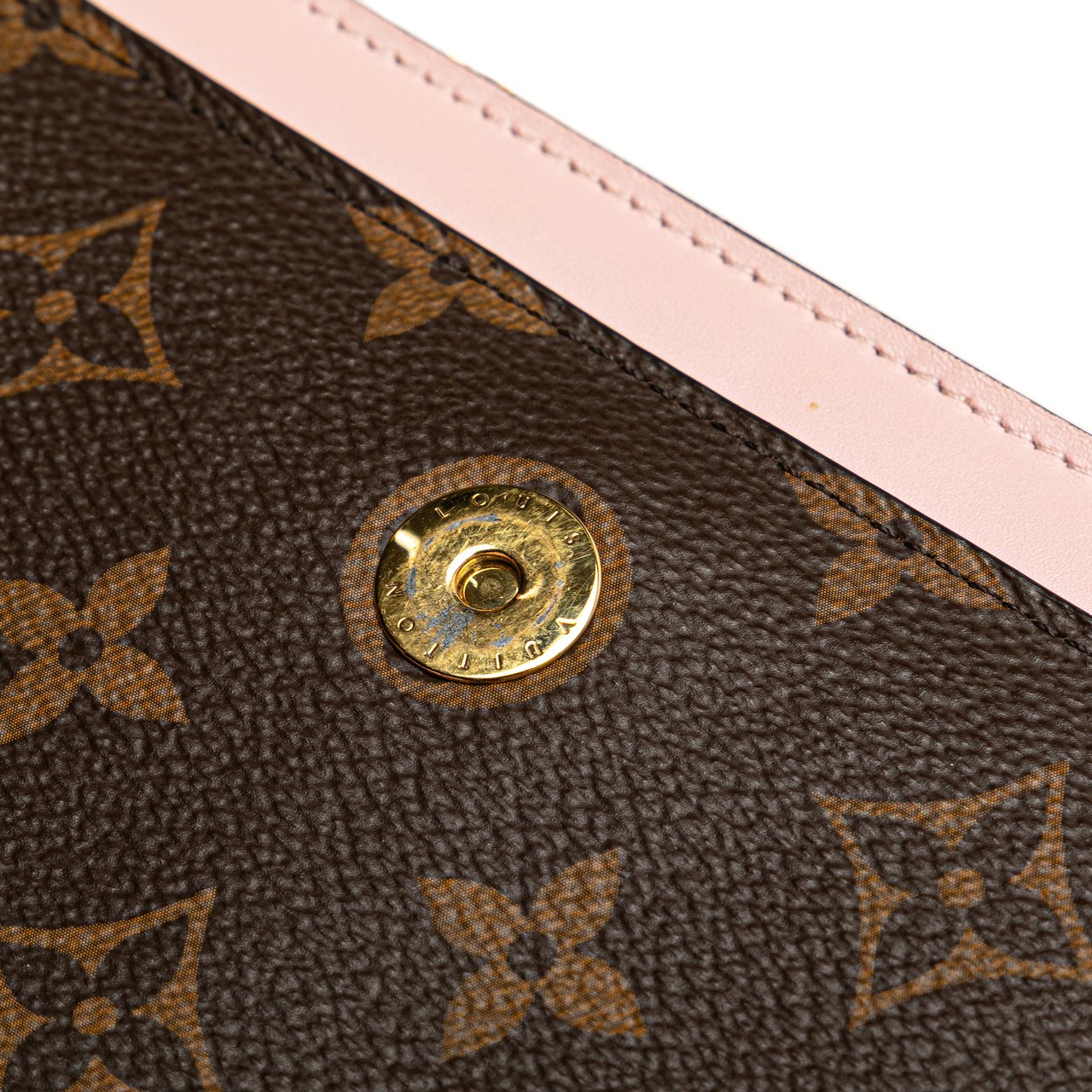 Louis Vuitton Monogram Flore Wallet On Chain Bruin