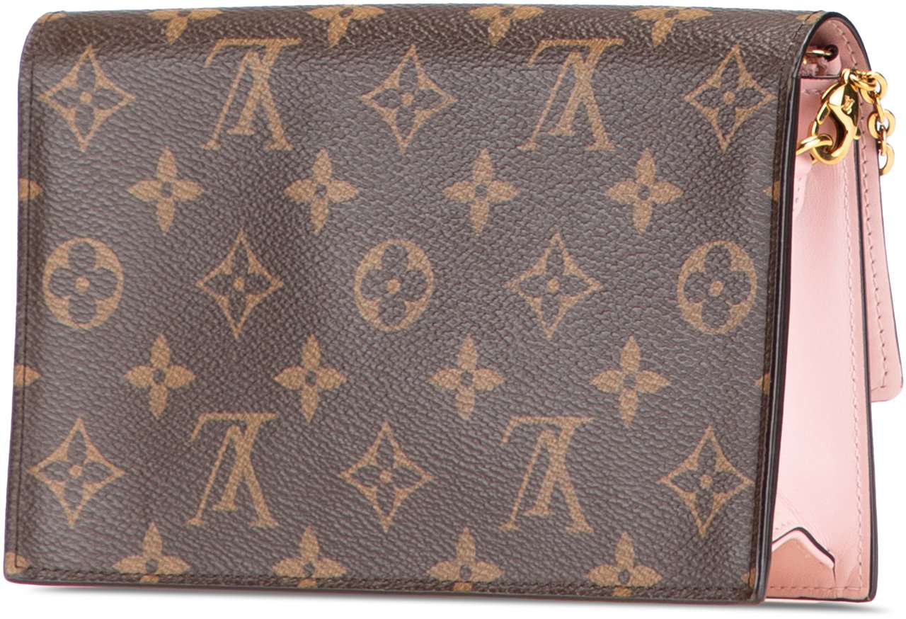 Louis Vuitton Monogram Flore Wallet On Chain Bruin