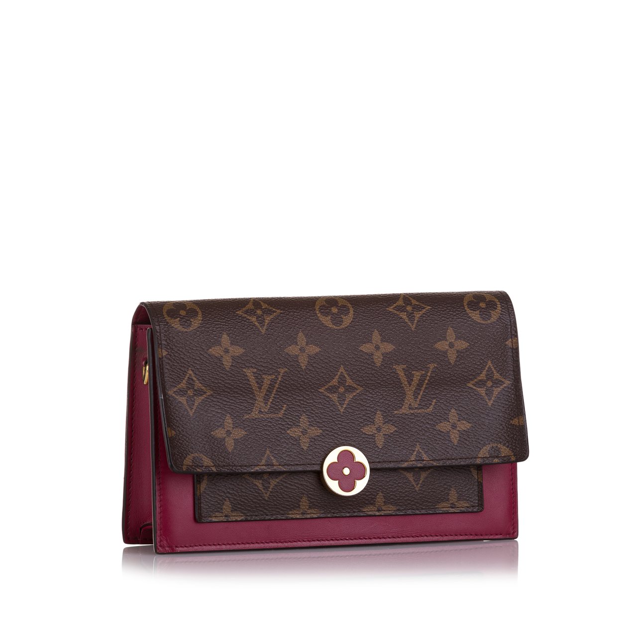 Louis Vuitton Monogram Flore Wallet On Chain Bruin