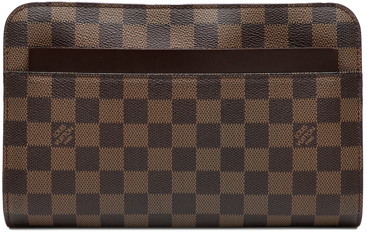 Louis Vuitton Damier Ebene Saint Louis Pochette Bruin