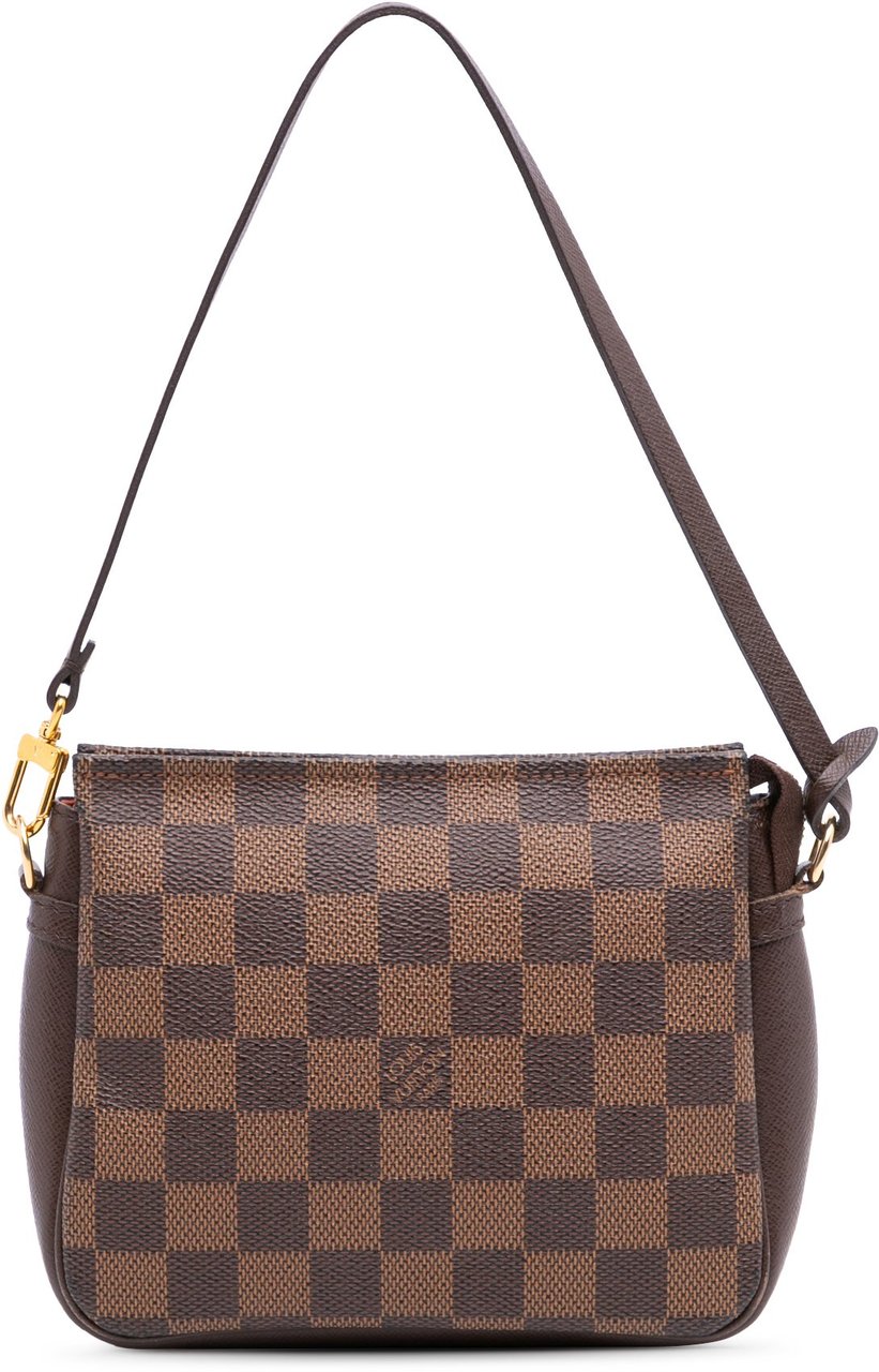 Louis Vuitton Damier Ebene Trousse Pochette Bruin