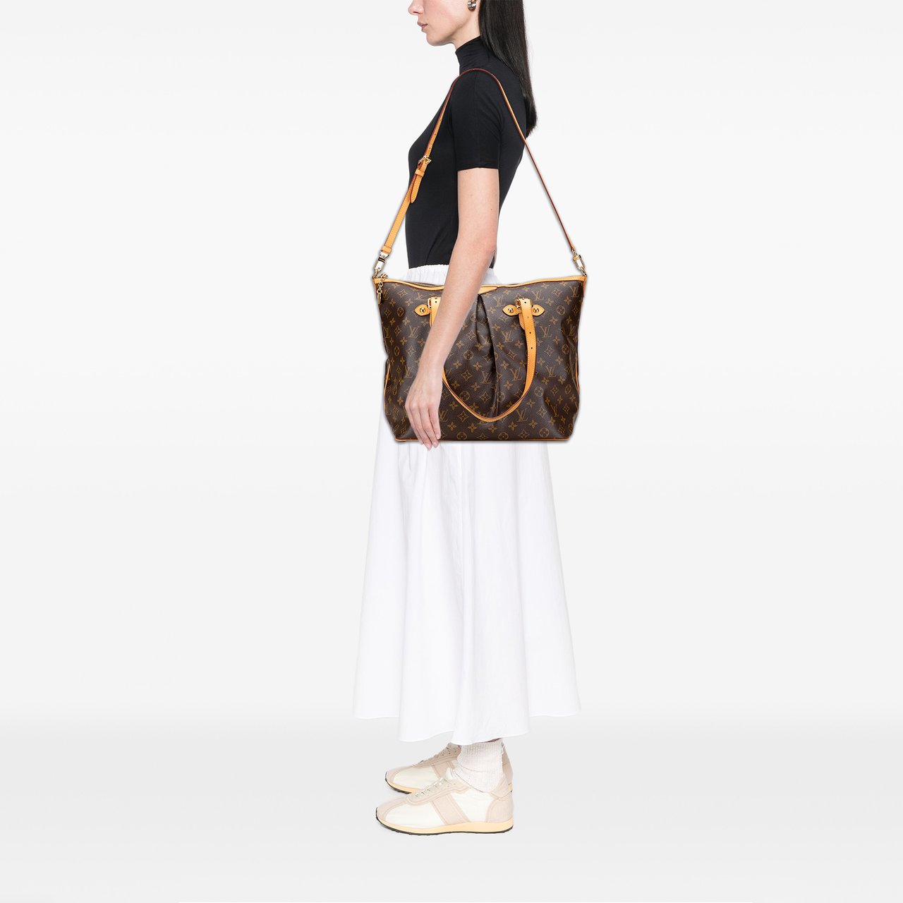 Louis Vuitton Monogram Palermo GM Bruin