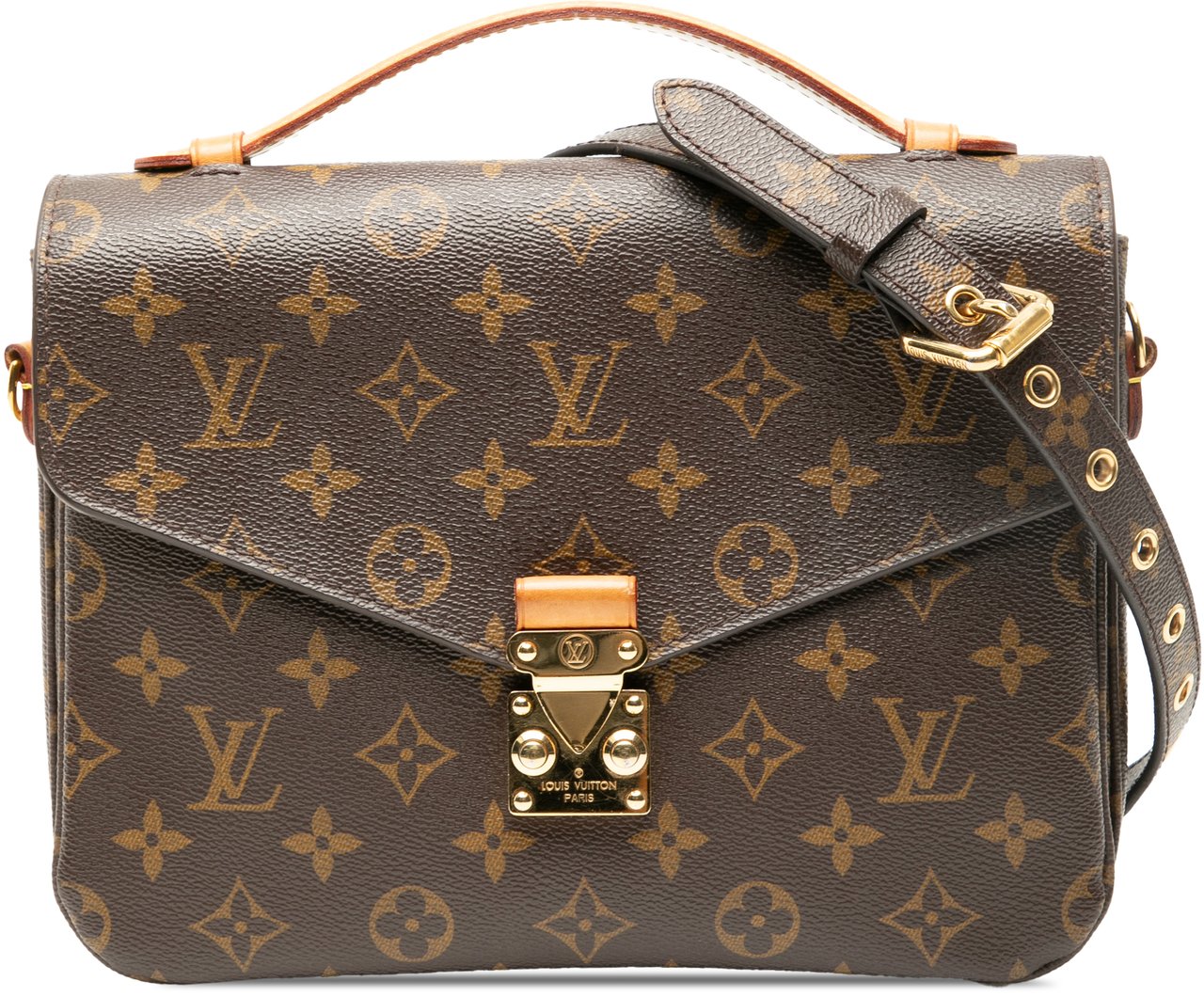 Louis Vuitton Monogram Pochette Metis Bruin