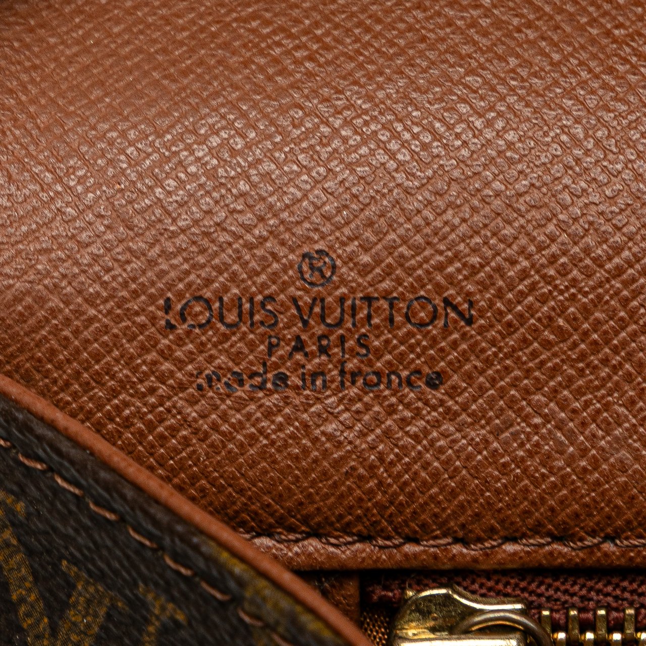 Louis Vuitton Monogram Pochette Dame GM Bruin