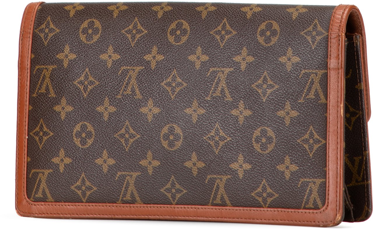 Louis Vuitton Monogram Pochette Dame GM Bruin