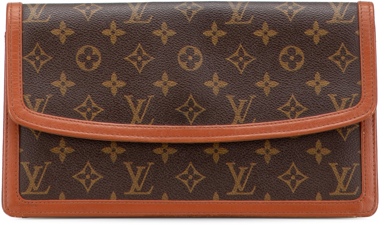 Louis Vuitton Monogram Pochette Dame GM Bruin