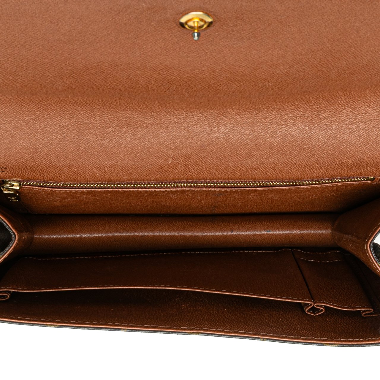 Louis Vuitton Monogram Pochette Dame GM Bruin