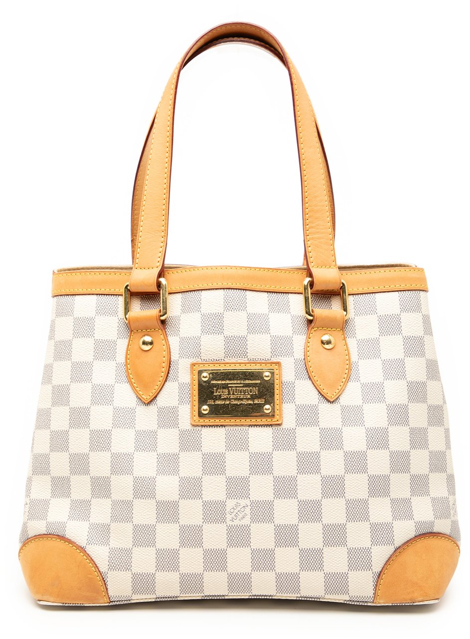 Louis Vuitton Damier Azur Hampstead PM Wit