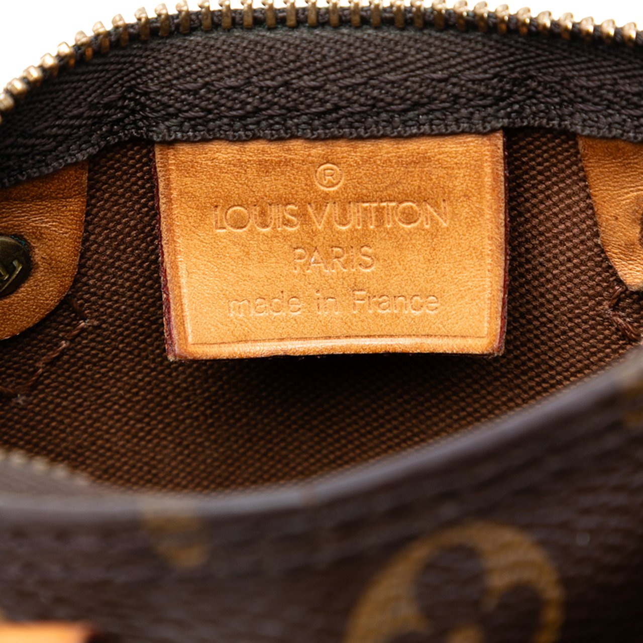 Louis Vuitton Monogram Nano Speedy Bandouliere Bruin