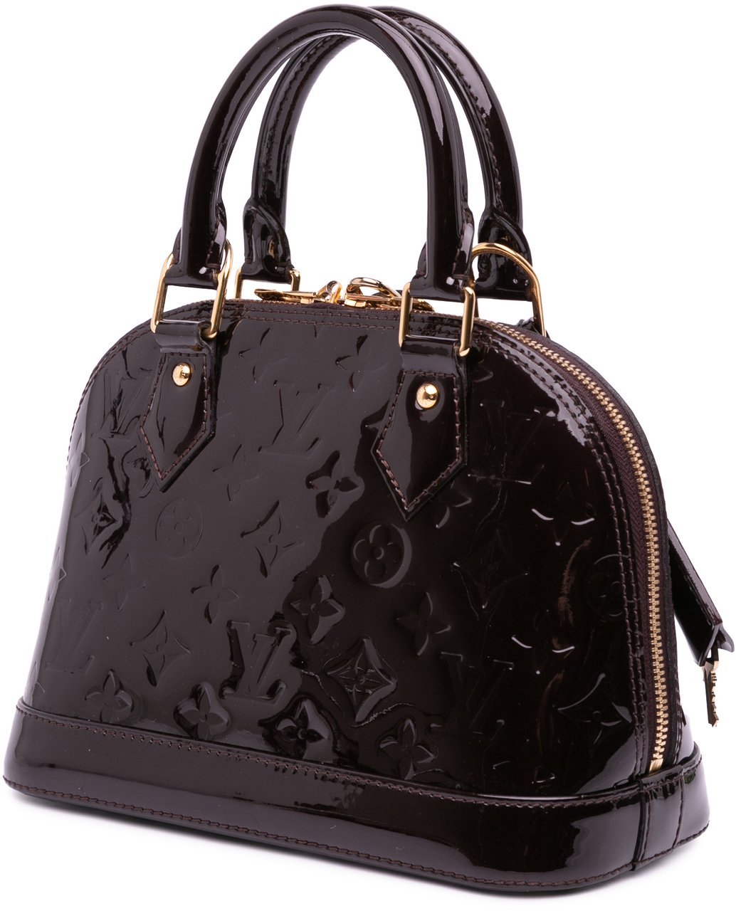 Louis Vuitton Monogram Vernis Alma BB Paars