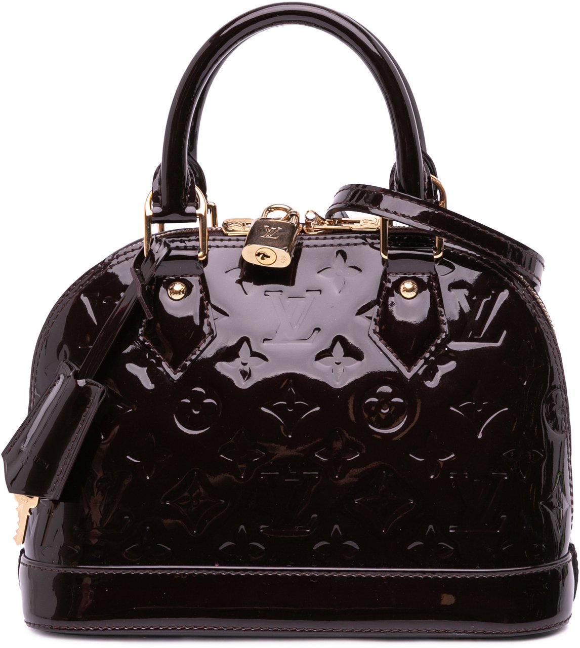 Louis Vuitton Monogram Vernis Alma BB Paars