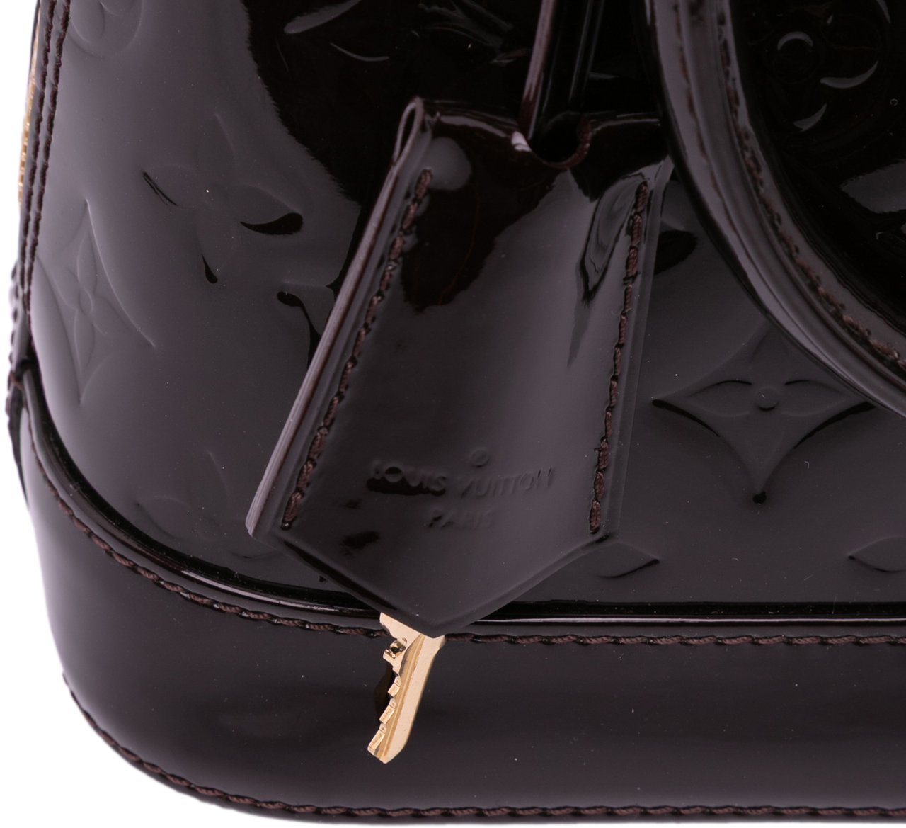 Louis Vuitton Monogram Vernis Alma BB Paars