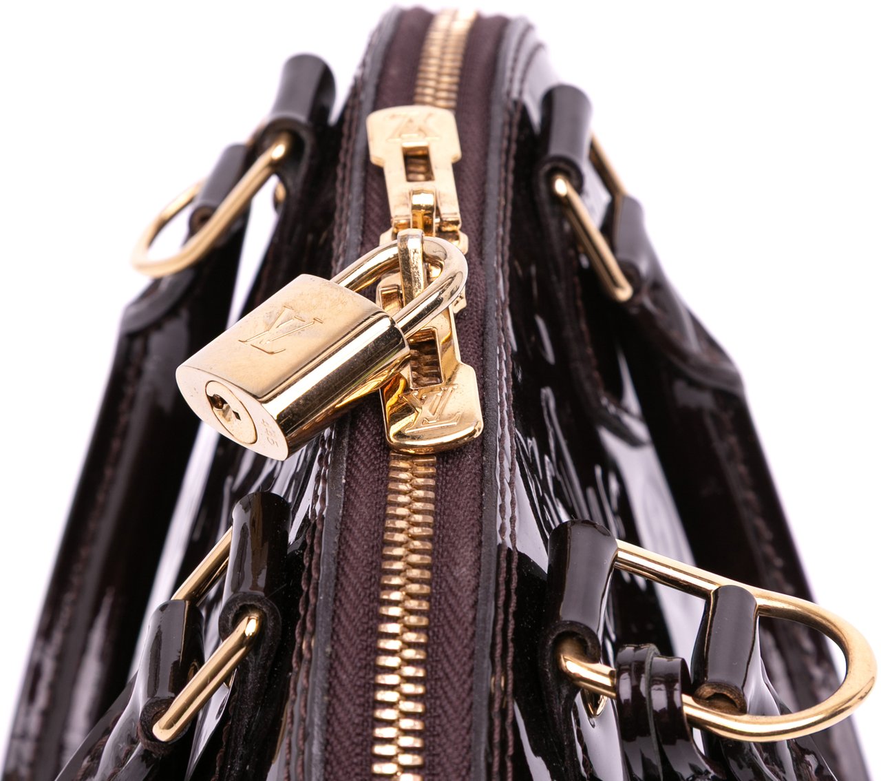 Louis Vuitton Monogram Vernis Alma BB Paars