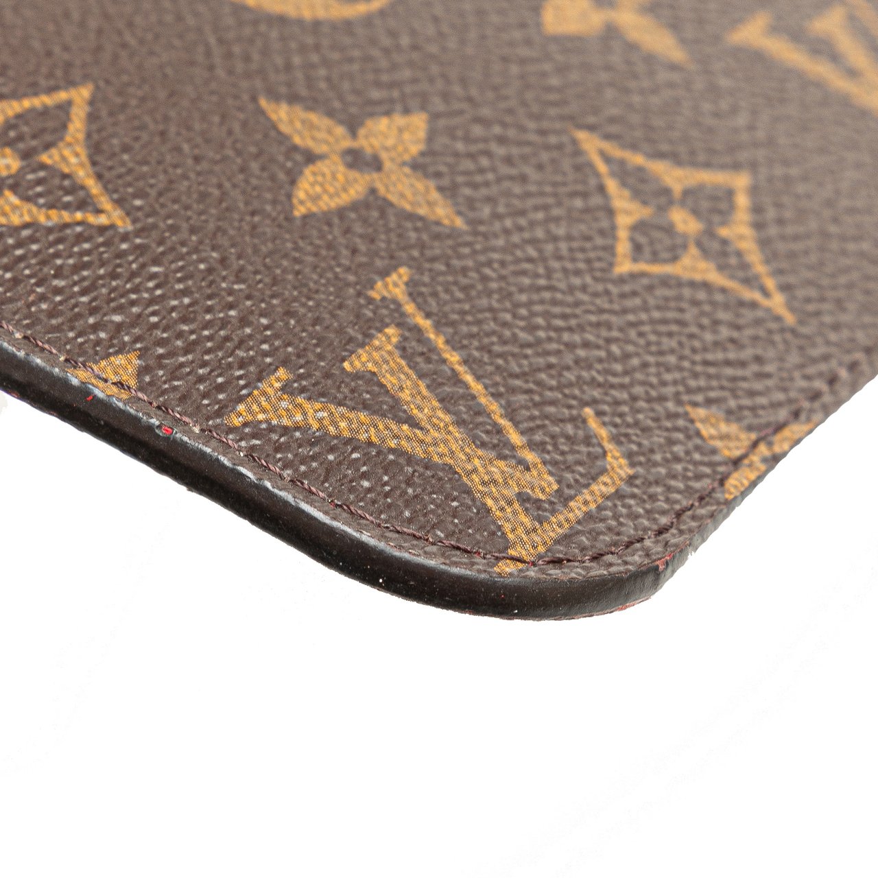 Louis Vuitton Monogram Neverfull Pouch Bruin
